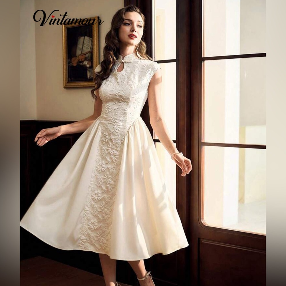 Chinese style dress NWOT